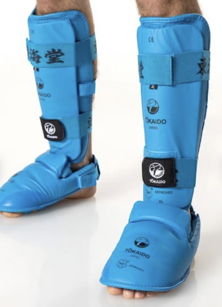 Tokaido Schienbeinschutz Blau 1